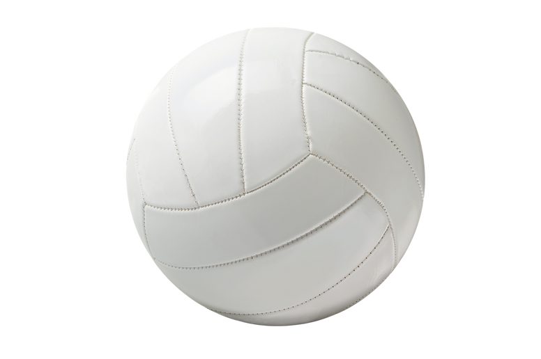 a white volleyball